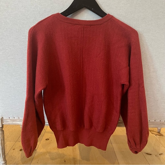 Sunday in Brooklyn Balloon Sleeve Sweater, XS Petite - Picture 4 of 5